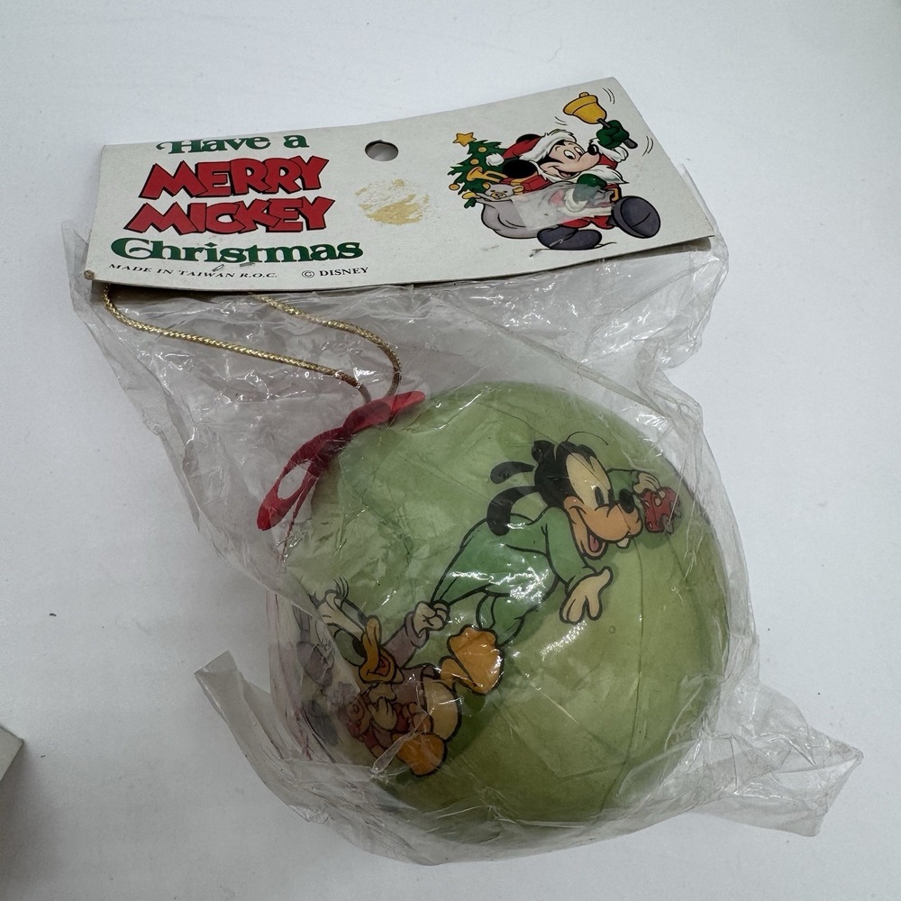 Vintage Disney Baby's 1st Christmas Ornament Lot 9 Mickey Minnie NOS Taiwan - Picture 14 of 16